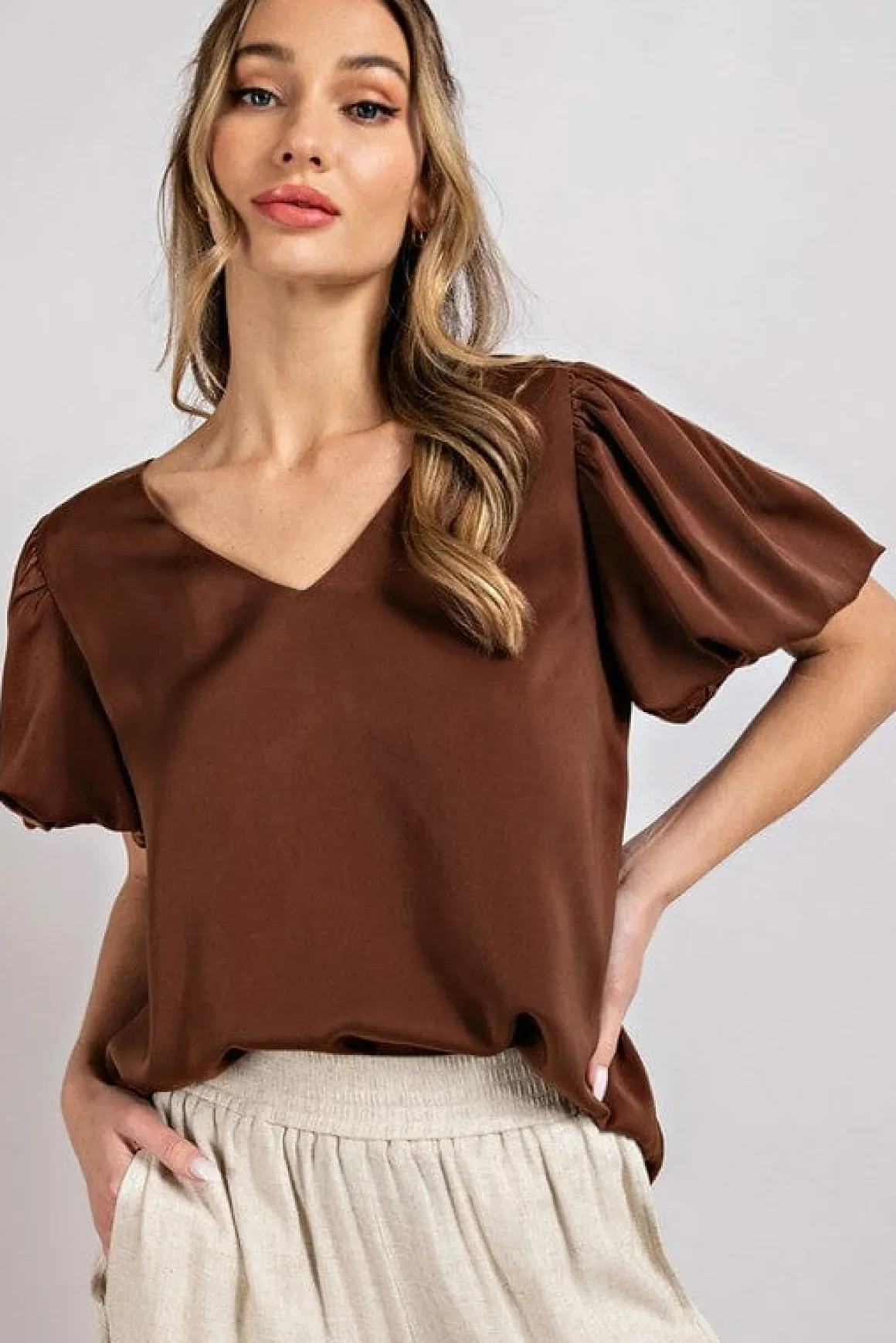 vneck_puff_sleeve_blouse__13.webp V-Neck Puff Sleeve Blouse Top *Online Only*