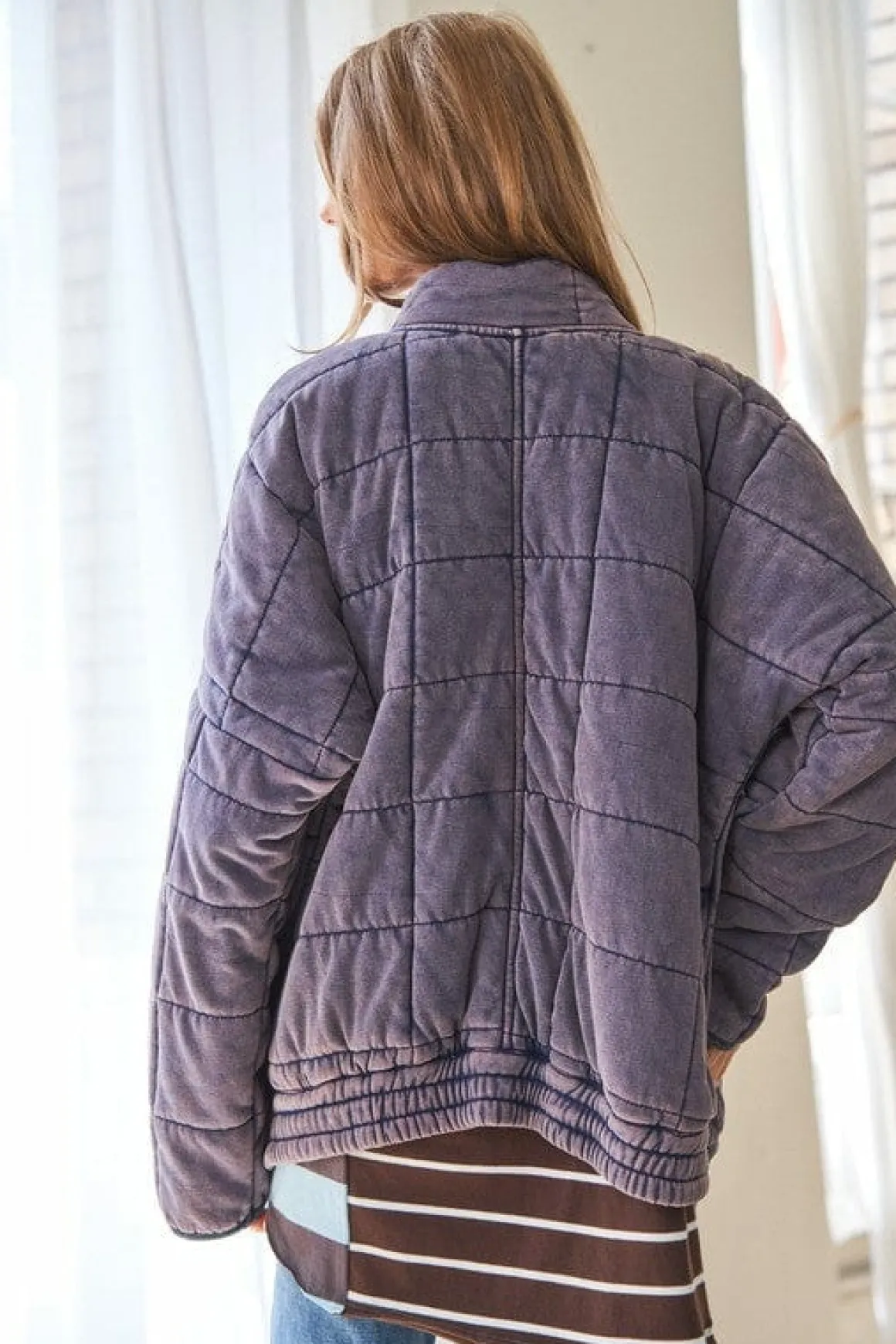 washed_soft_comfy_quiltin_11.webp Washed Soft Comfy Quilting Zip Closure Jacket *Online Only*