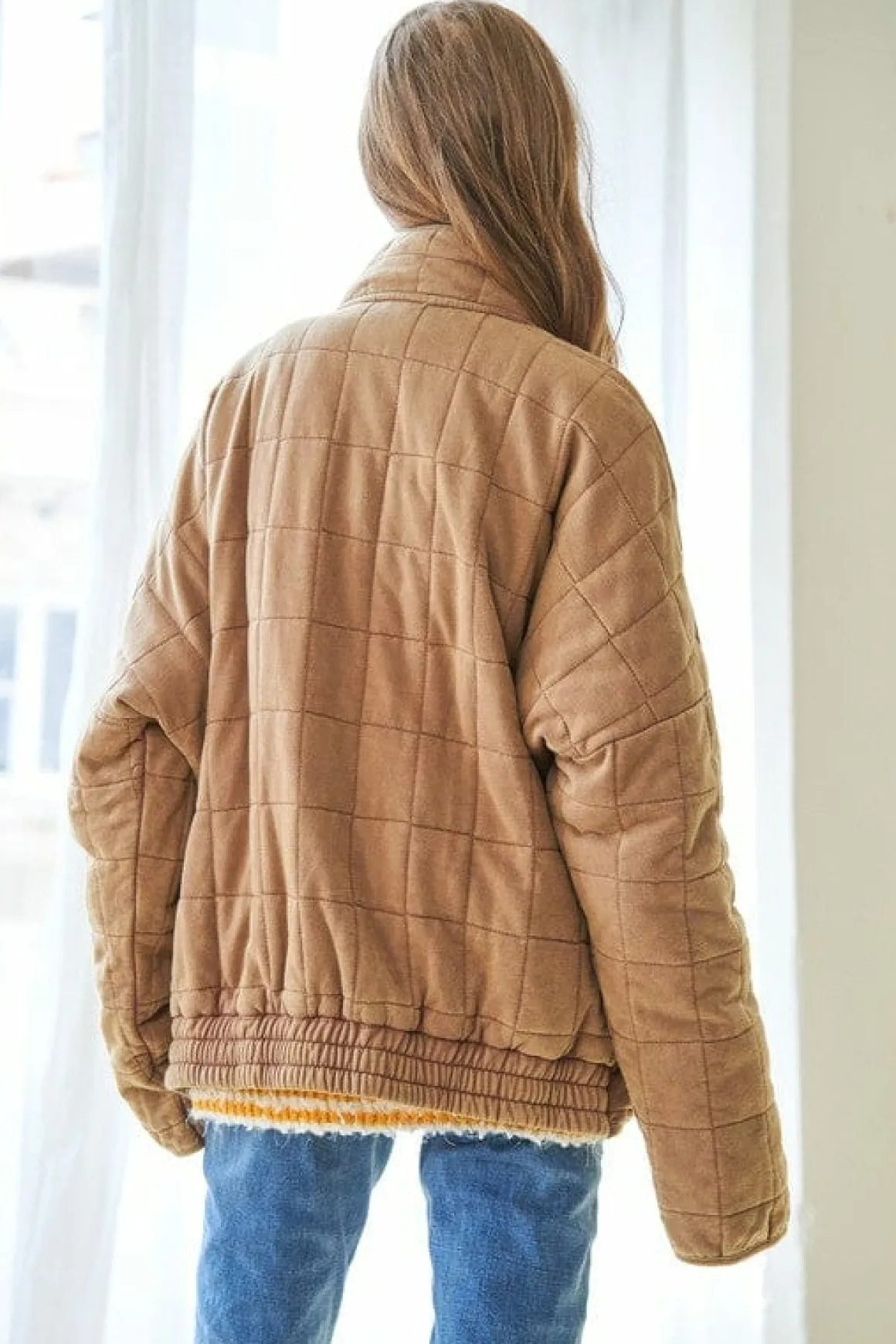 washed_soft_comfy_quiltin_7.webp Washed Soft Comfy Quilting Zip Closure Jacket *Online Only*