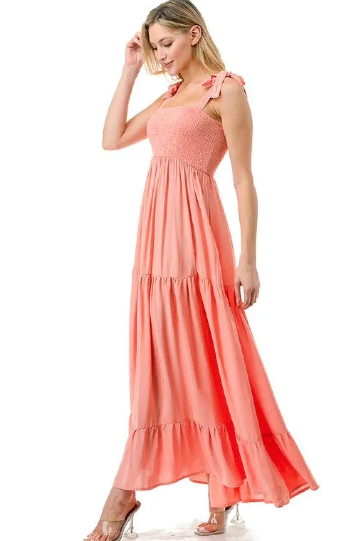 women_smocked_top_with_ti_6.webp Women Smocked Top with Tiered Bottom Maxi Dress *Online Only*