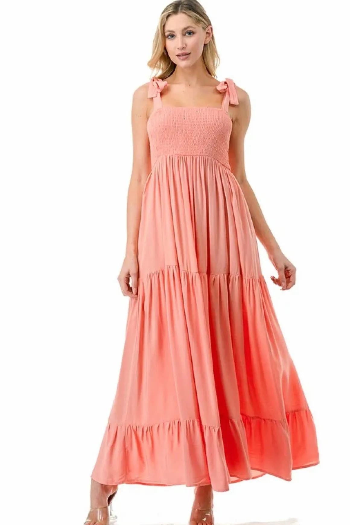 women_smocked_top_with_ti_8.webp Women Smocked Top with Tiered Bottom Maxi Dress *Online Only*