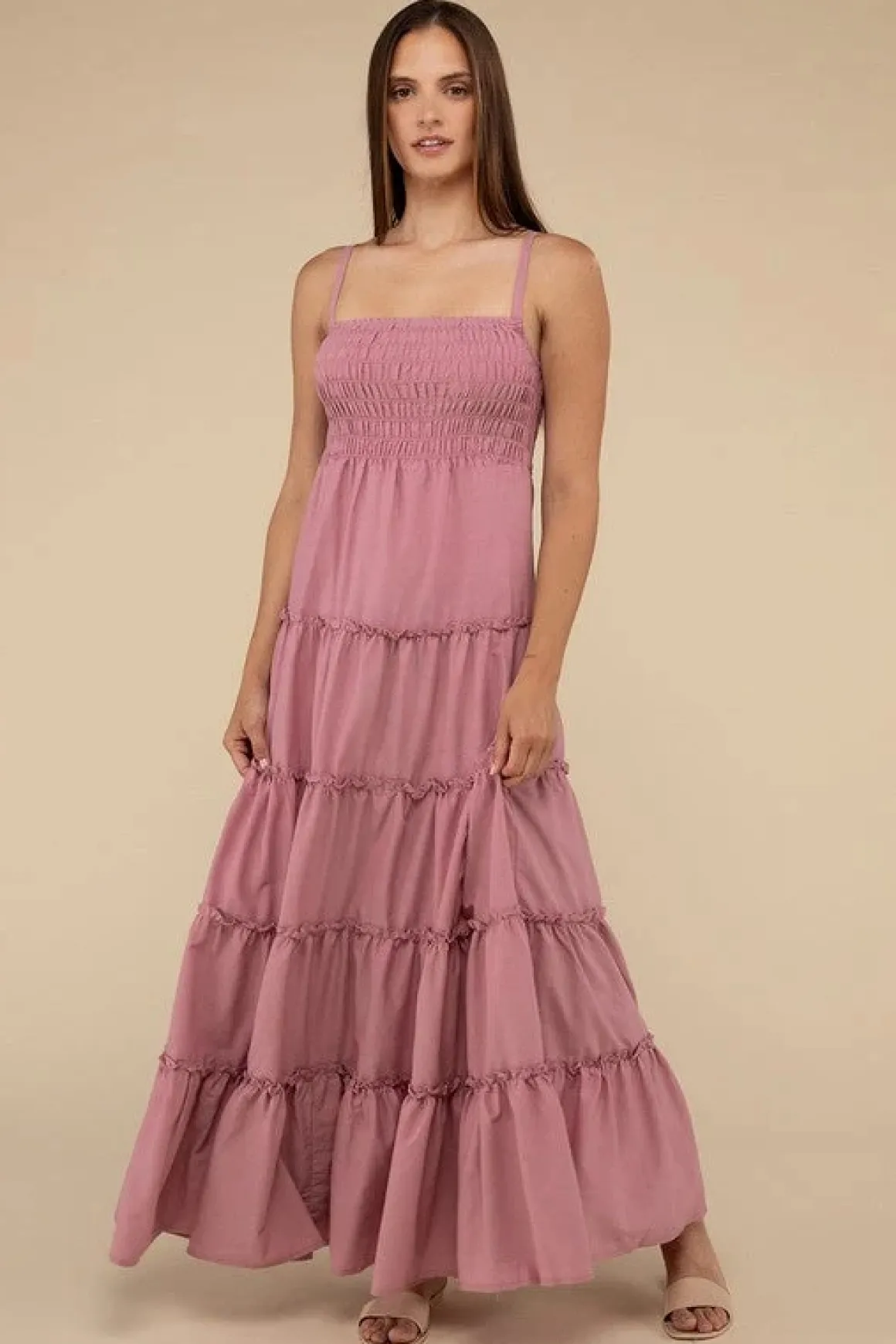 woven_smocked_top_tiered__10.webp Woven Smocked Top Tiered Cami Maxi Dress *Online Only*