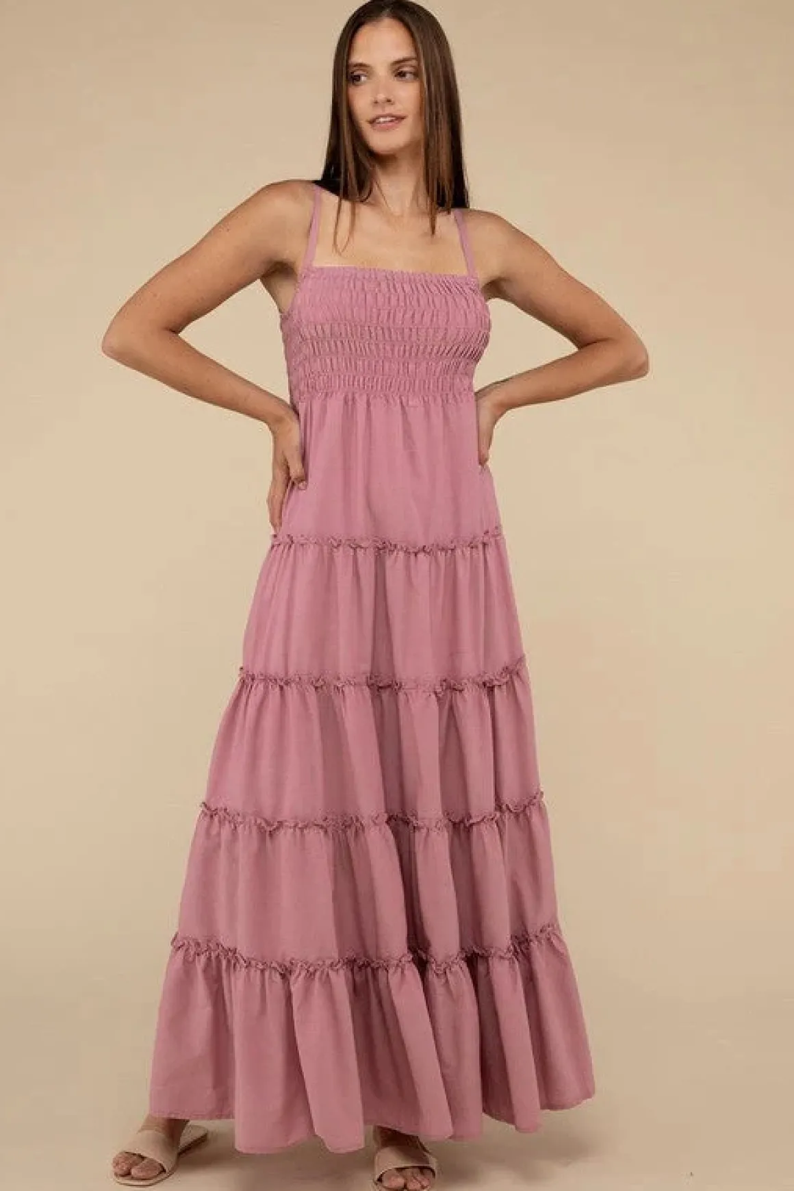 woven_smocked_top_tiered__11.webp Woven Smocked Top Tiered Cami Maxi Dress *Online Only*