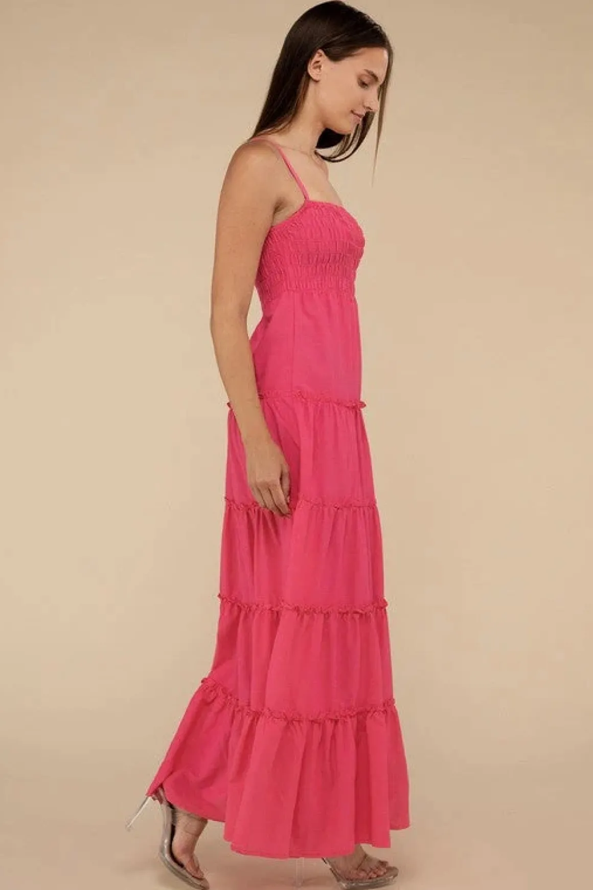 woven_smocked_top_tiered__3.webp Woven Smocked Top Tiered Cami Maxi Dress *Online Only*