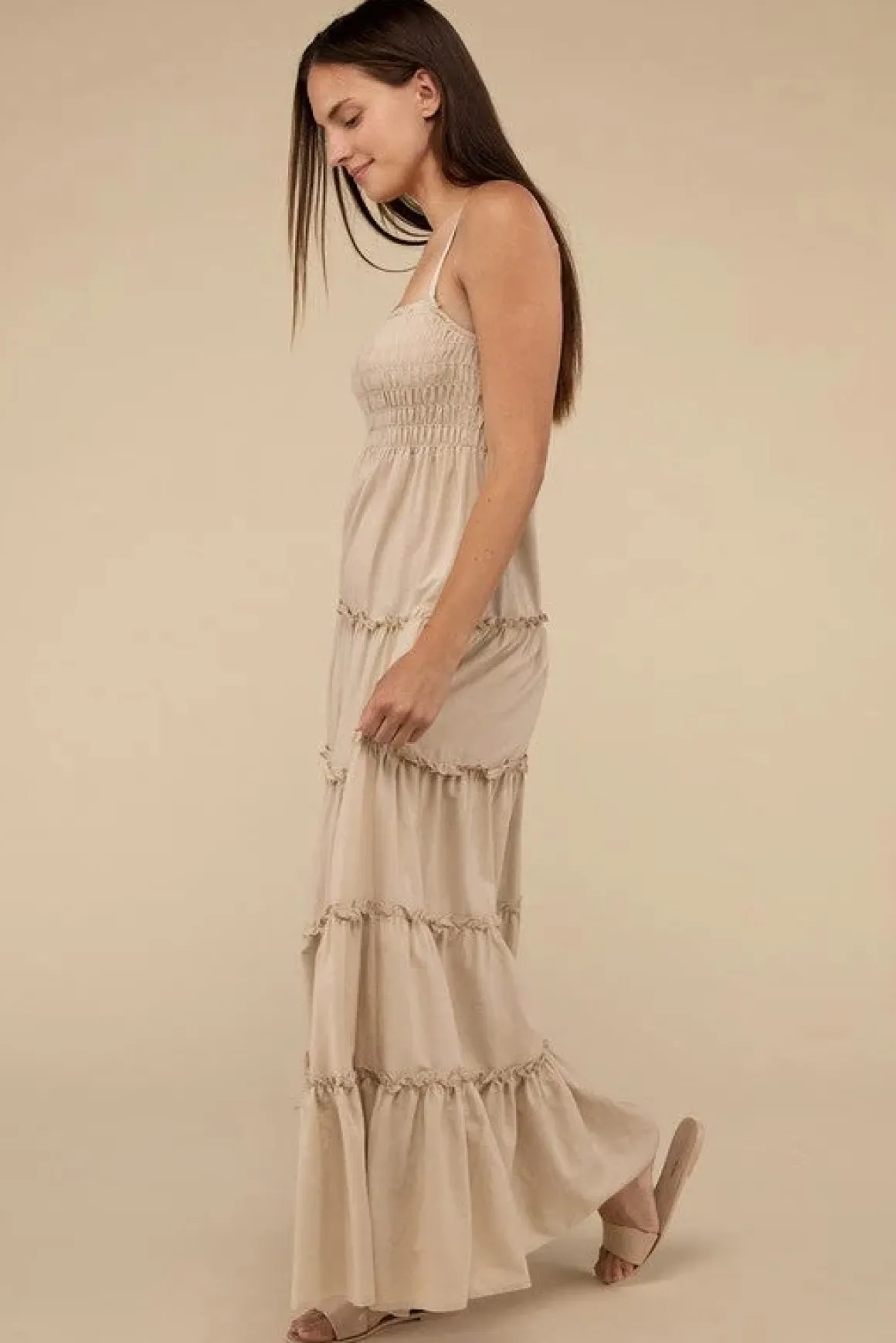 woven_smocked_top_tiered__7.webp Woven Smocked Top Tiered Cami Maxi Dress *Online Only*
