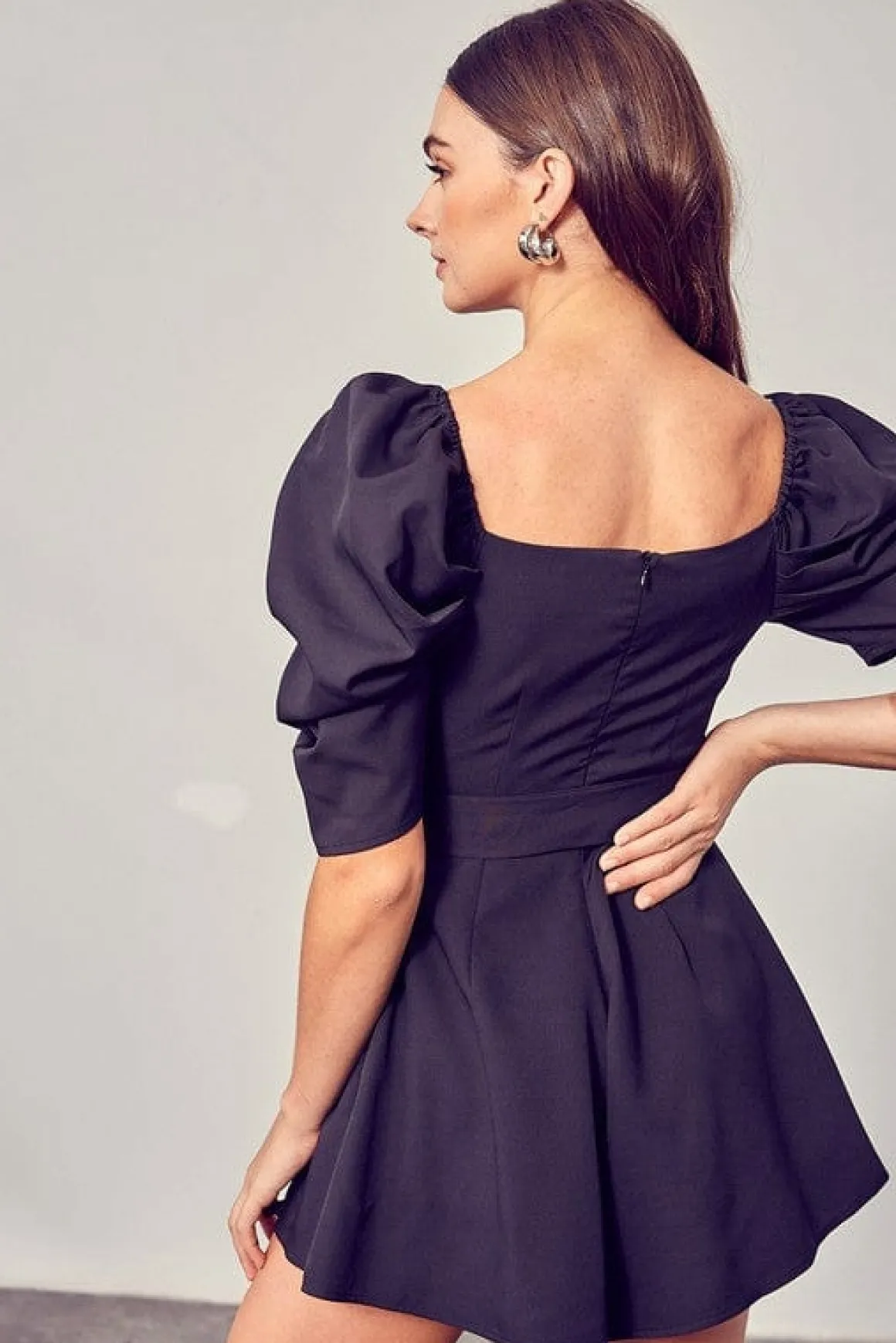 WRAP FRONT SIDE TIE ROMPER *Online Only*