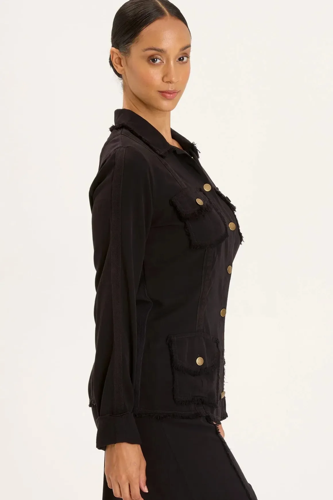 XCVI Twill Safari Jacket