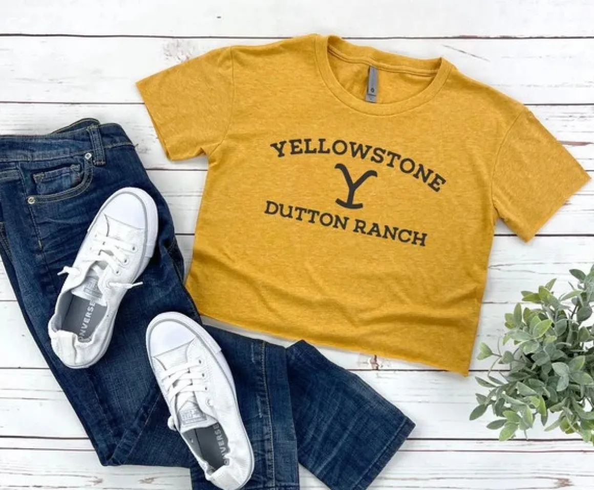 Yellowstone Dutton Ranch Cropped Tee *Online Only*