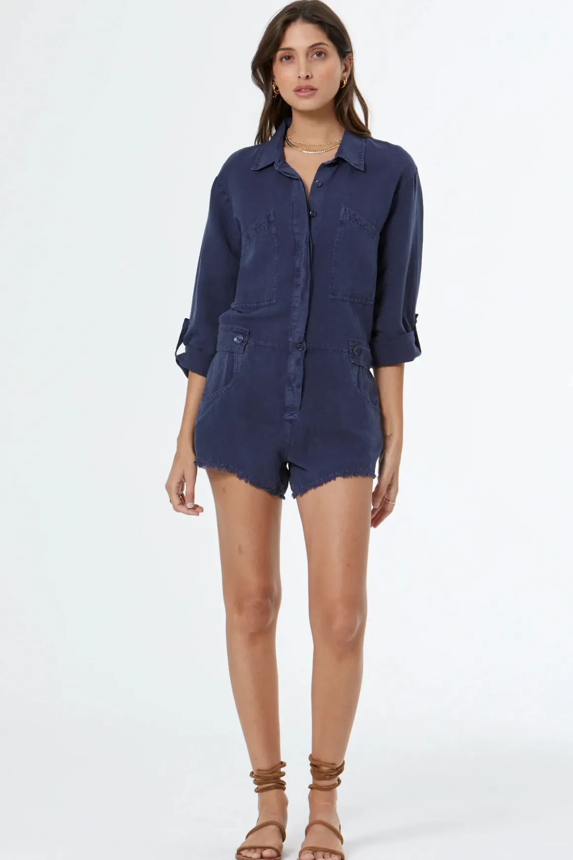 YFB River Raw Edge Romper