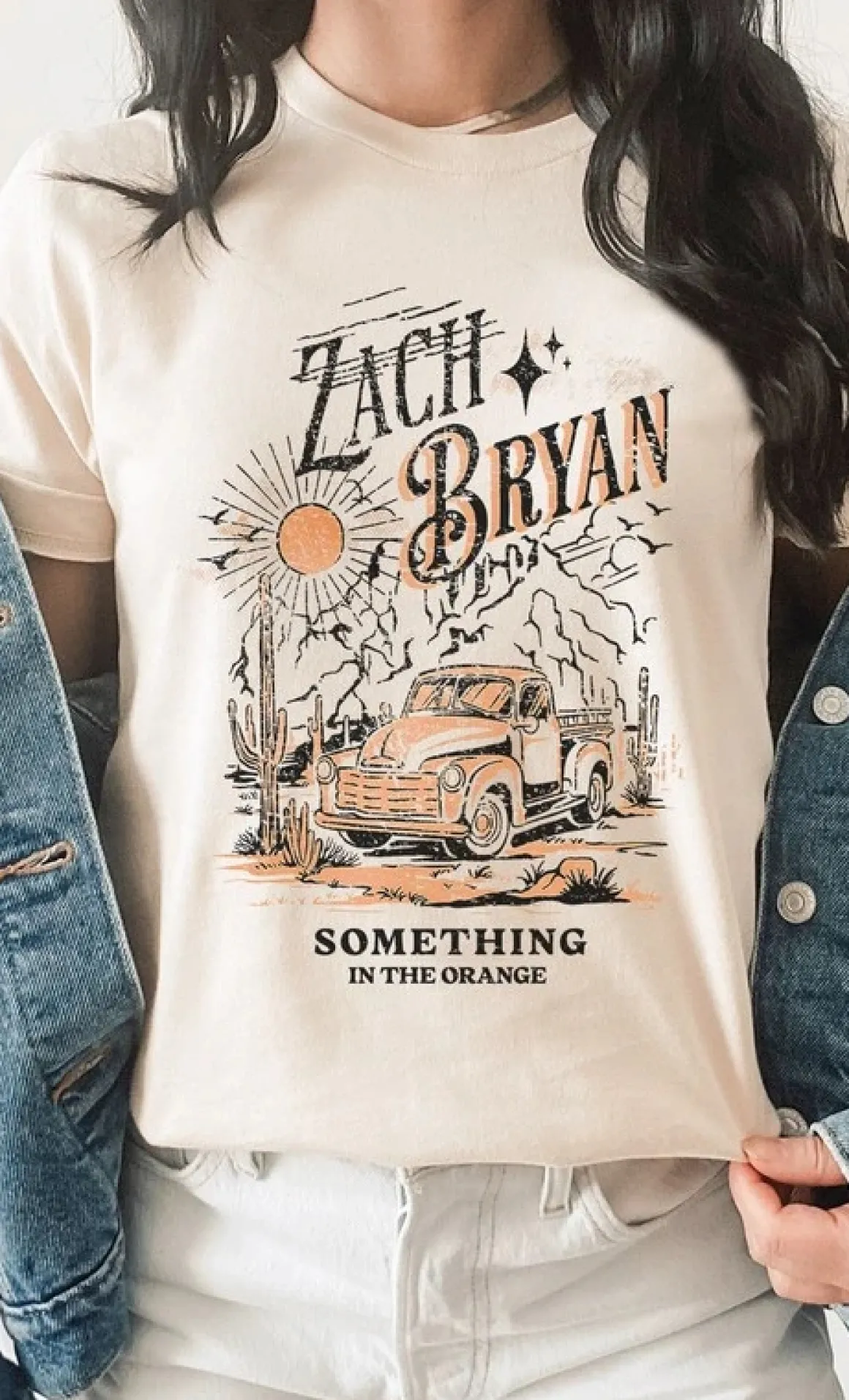 Zach Bryan Something Orange Band Tee *Online Only*